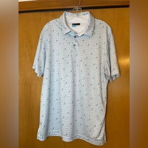 PGA Tour Shirt Men’s Short Sleeve Polo Golf Golfing Active Large